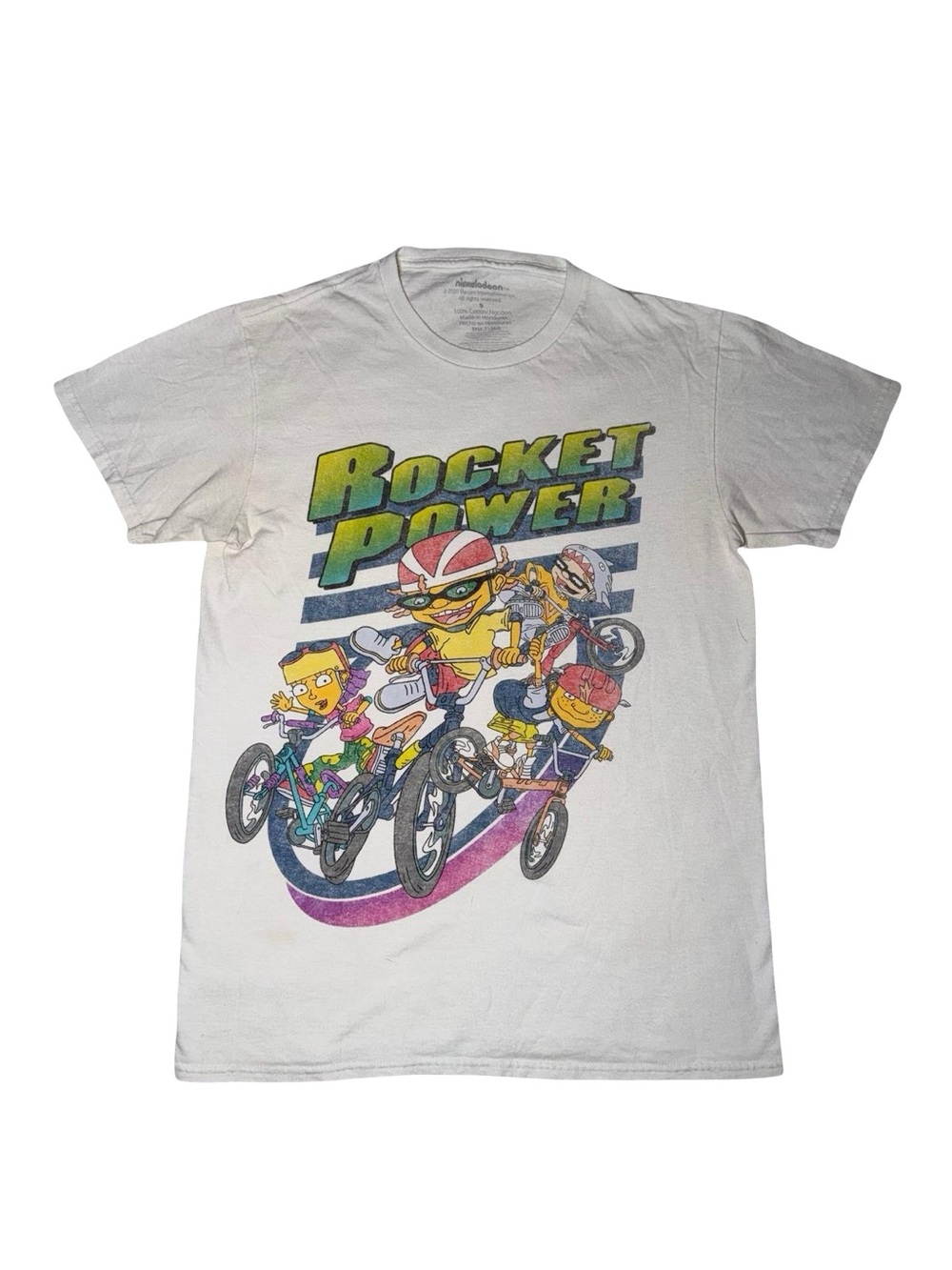 Nickelodeon Rocket Power Tee - White with Multi-Color Print